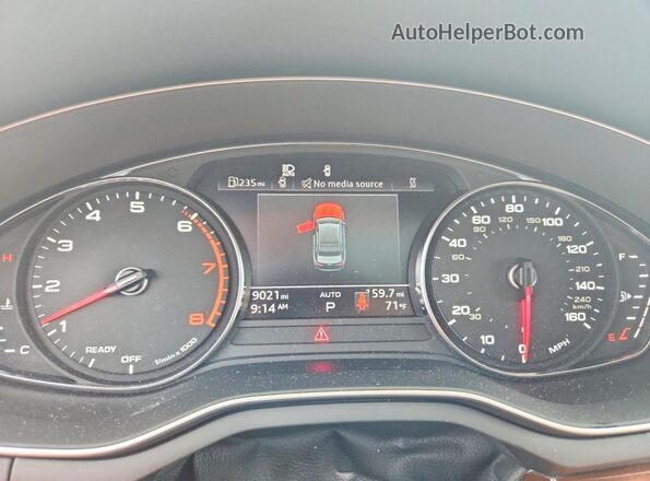 WAUABAF48PN021493 2023 AUDI A4 Черный Вид щитка приборов