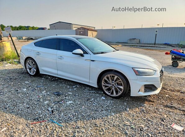 WAUABCF50NA033775 2022 AUDI A5 Белый Передняя правая четверть