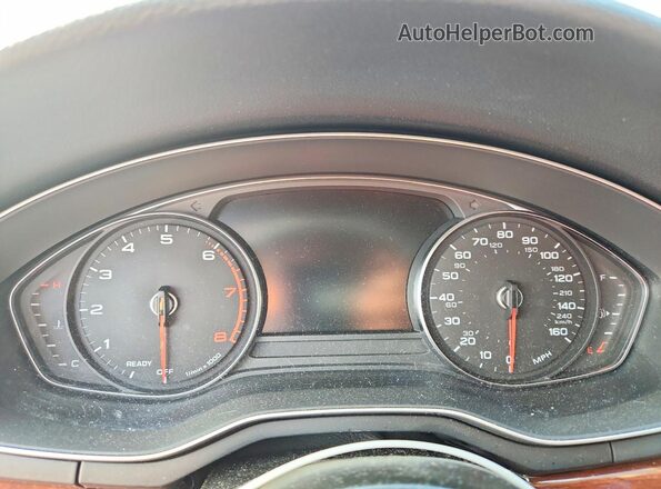 WAUABCF50NA033775 2022 AUDI A5 Белый Вид щитка приборов