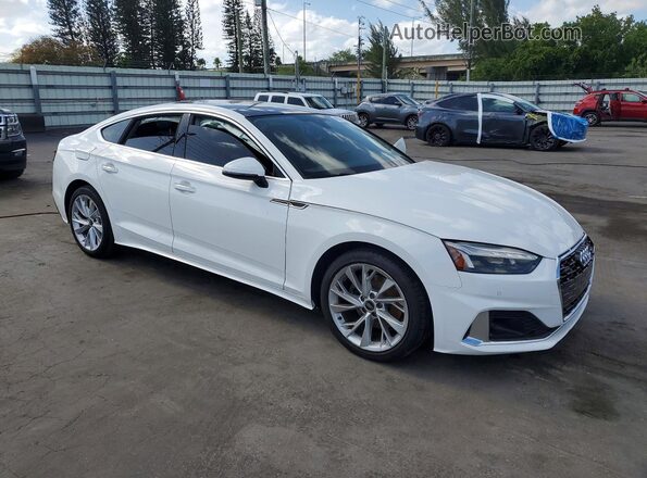 WAUABCF50PA056332 2023 AUDI A5 White Передня права чверть