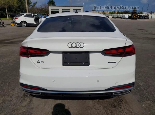 WAUABCF50PA056332 2023 AUDI A5 White Вид ззаду