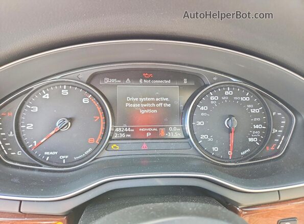 WAUABCF51PA039023 2023 AUDI A5 Белый Вид щитка приборов