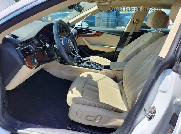WAUABCF51PA039023 2023 AUDI A5 Белый Вид салона спереди