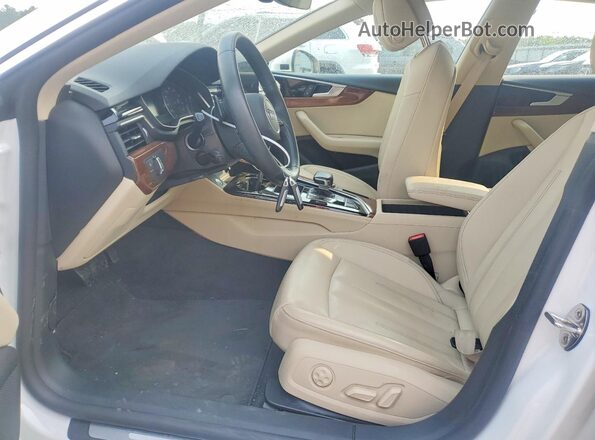 WAUABCF54PA064398 2023 AUDI A5 Белый Вид салона спереди