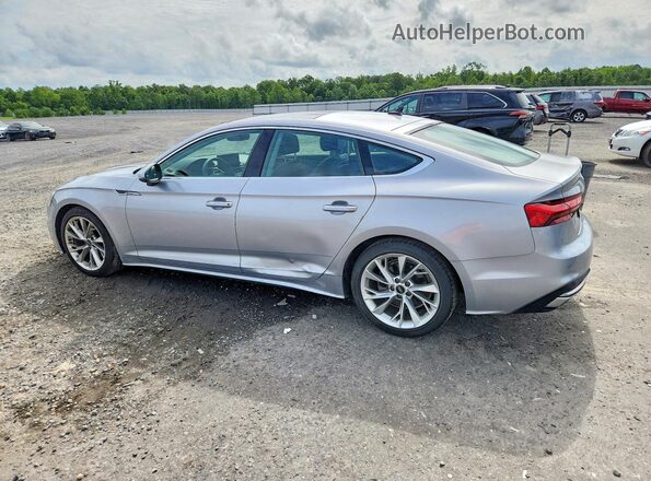 WAUABCF58MA063203 2021 AUDI A5 Серебряный Задняя левая четверть