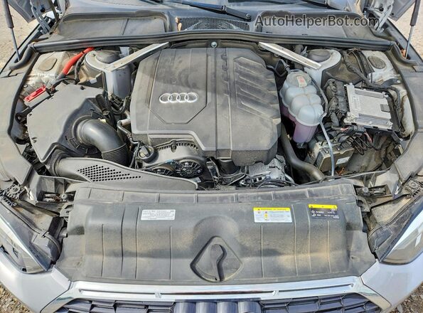 WAUABCF58MA063203 2021 AUDI A5 Серебряный Вид задней части салона