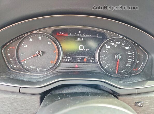 WAUABCF58MA063203 2021 AUDI A5 Серебряный Вид щитка приборов