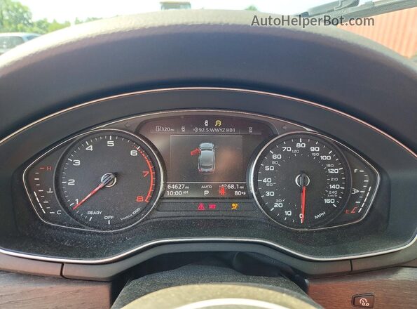 WAUABCF59MA063209 2021 AUDI A5 Gray Instrument cluster view