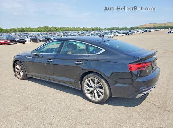WAUABCF59NA009975 2022 AUDI A5 Black Հետևի ձախ