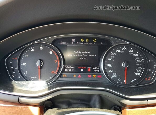 WAUABCF59NA009975 2022 AUDI A5 Black Սարքավորումների վահանակի տեսք