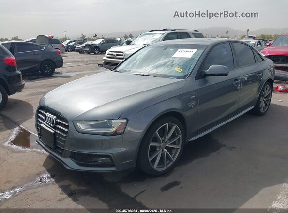 WAUAFAFL7GA012917 2016 AUDI A4 Gray Передня ліва чверть