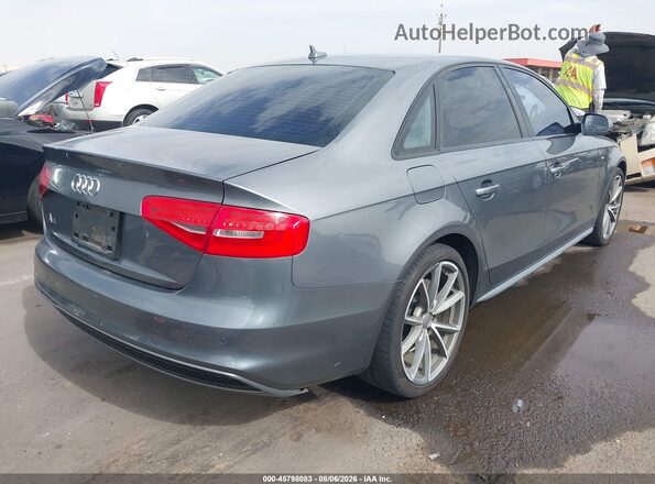 WAUAFAFL7GA012917 2016 AUDI A4 Gray Задня права чверть