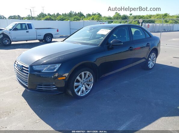 WAUANAF42HN032434 2017 AUDI A4 Black Առջևի ձախ երեք քառորդ տեսարան