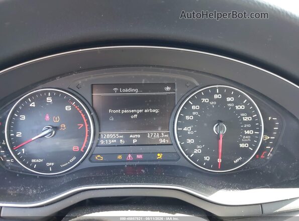 WAUANAF42HN032434 2017 AUDI A4 Black Հետևի նստատեղերի տեսք