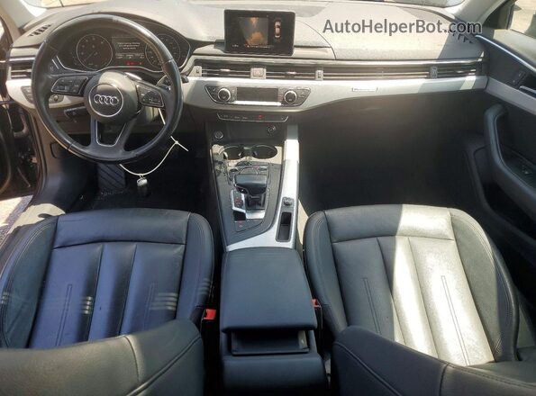 WAUANAF44HN002674 2017 AUDI A4 Black Առջևի վահանակի տեսք