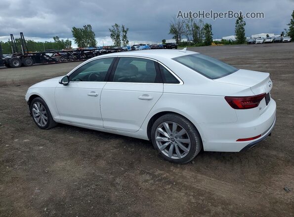 WAUANAF44KN010118 2019 AUDI A4 White Rear left