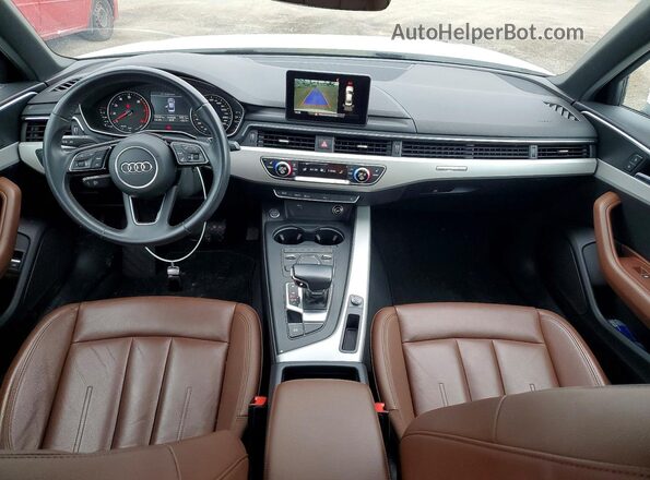 WAUANAF44KN010118 2019 AUDI A4 White Dashboard view