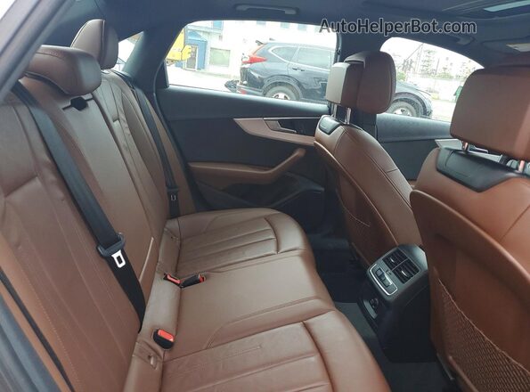WAUANAF44KN010118 2019 AUDI A4 White Rear seats view