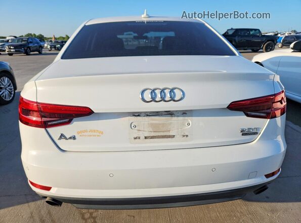 WAUANAF45HN004935 2017 AUDI A4 White უკანა ხედი
