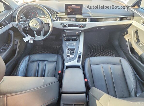 WAUANAF45HN004935 2017 AUDI A4 White წინა პანელის ხედი