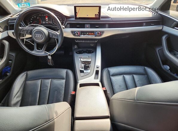 WAUANAF46HN008623 2017 AUDI A4 Gray Vista del salpicadero