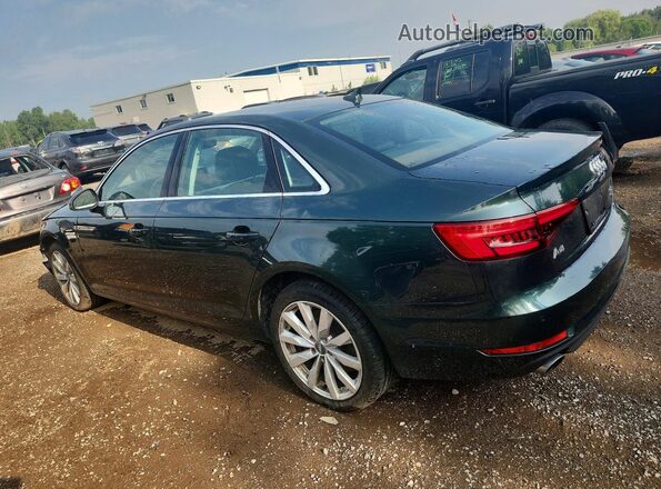 WAUANAF46HN014485 2017 AUDI A4 Green Rear left