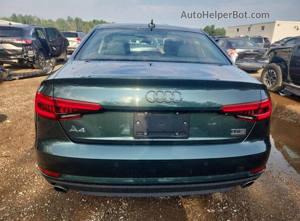 WAUANAF46HN014485 2017 AUDI A4 Green Rear view