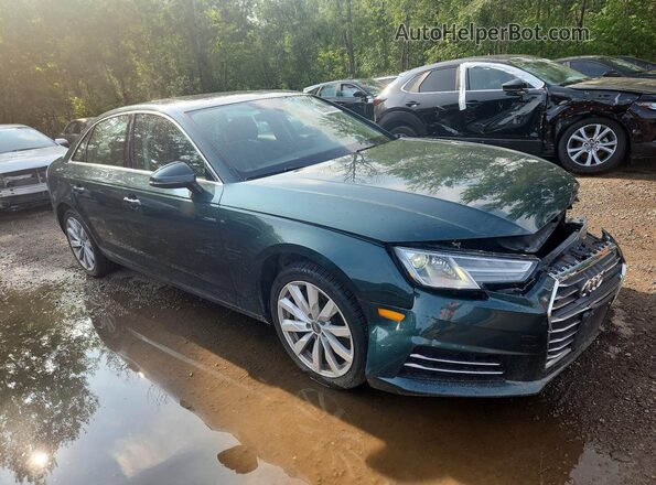 WAUANAF46HN014485 2017 AUDI A4 Green Front right