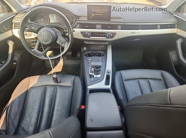 WAUANAF46HN014485 2017 AUDI A4 Green Dashboard view