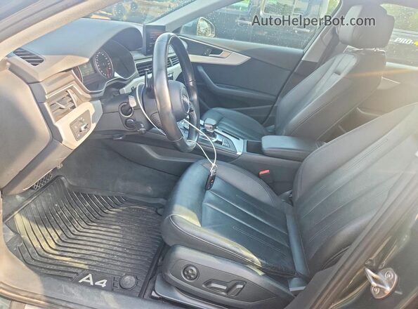 WAUANAF46HN014485 2017 AUDI A4 Green Front interior view