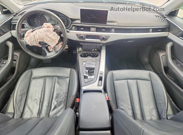 WAUANAF46HN023154 2017 AUDI A4 Gray წინა პანელის ხედი