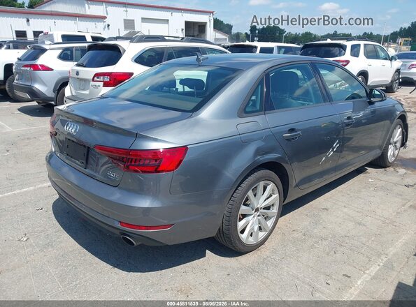 WAUANAF46HN045896 2017 AUDI A4 Серый Задняя правая четверть
