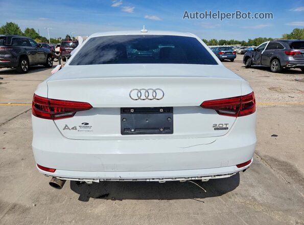 WAUANAF4XHN031449 2017 AUDI A4 White Հետևի տեսք