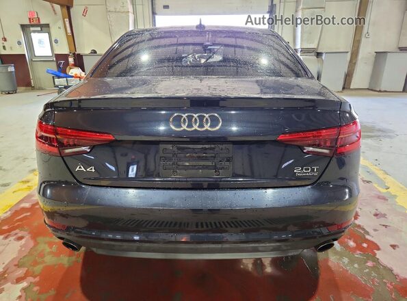 WAUANAF4XHN032309 2017 AUDI A4 Blue უკანა ხედი