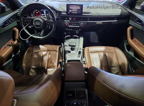 WAUANAF4XHN032309 2017 AUDI A4 Blue წინა პანელის ხედი