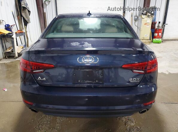 WAUANAF4XHN041575 2017 AUDI A4 Угольный Вид сзади