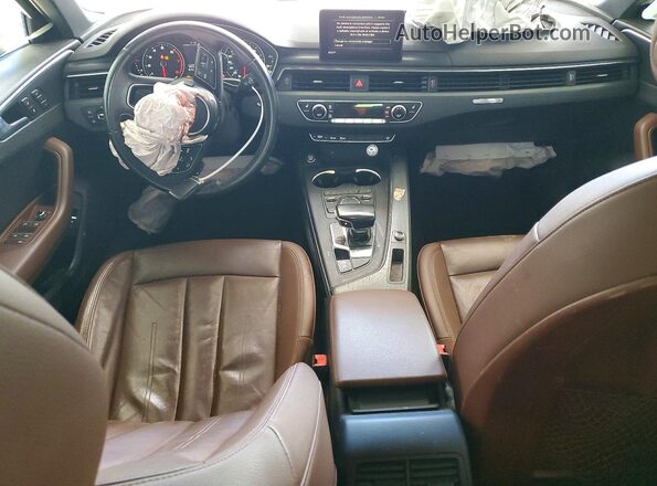 WAUANAF4XHN041575 2017 AUDI A4 Угольный Вид панели приборов