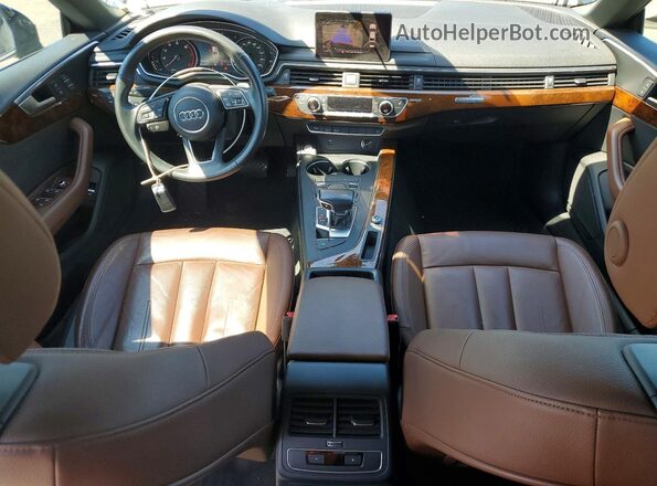 WAUANCF50KA078217 2019 AUDI A5 Black Dashboard view