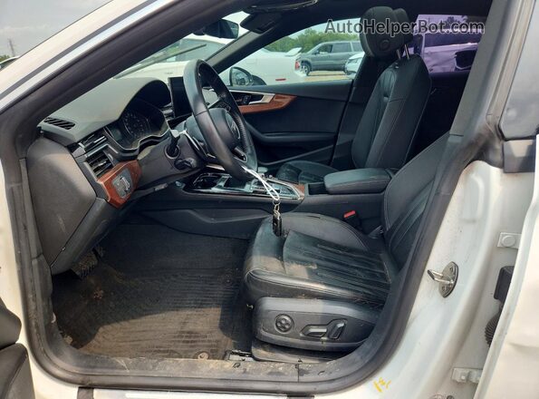 WAUANCF51LA009201 2020 AUDI A5 Белый Вид салона спереди