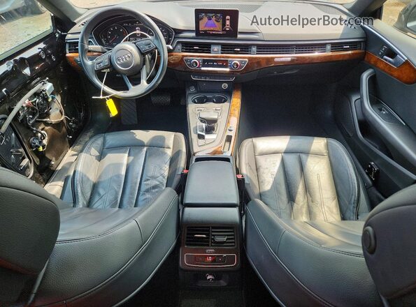 WAUANCF56KA054262 2019 AUDI A5 Black Vista del salpicadero
