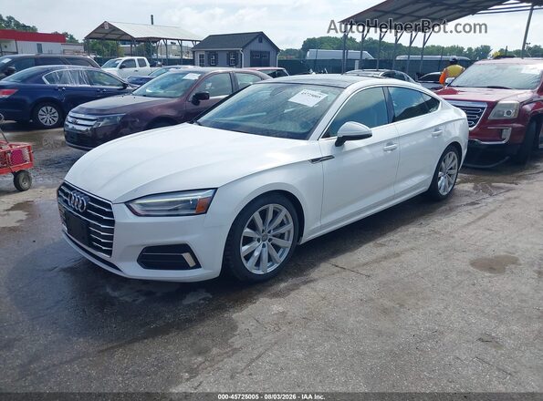 WAUANCF5XJA103641 2018 AUDI A5 White Vista tres cuartos delantera izquierda