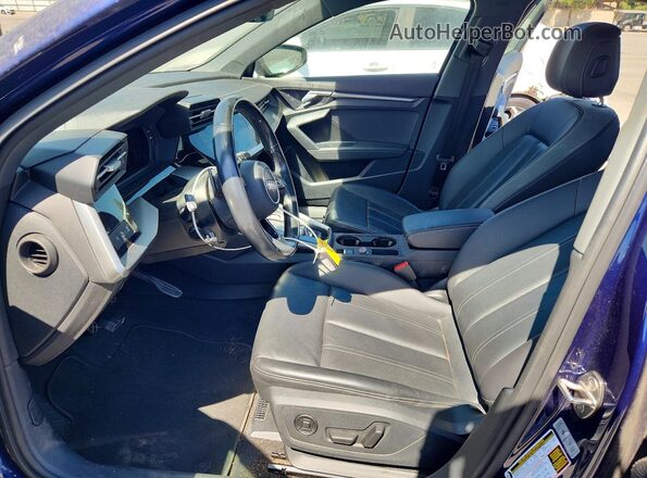 WAUAUDGY0PA042004 2023 AUDI A3 Blue Widok wnętrza z przodu