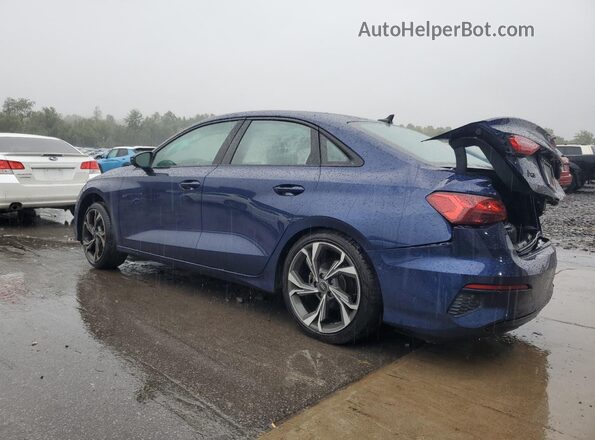 WAUAUDGY1PA120645 2023 AUDI A3 Синий Задняя левая четверть
