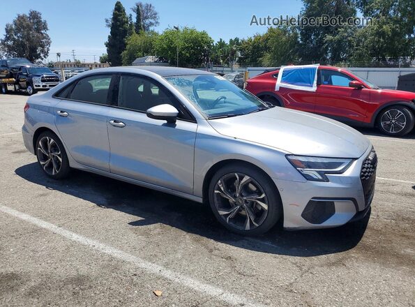 WAUAUDGY2PA106429 2023 AUDI A3 Silver Передня права чверть