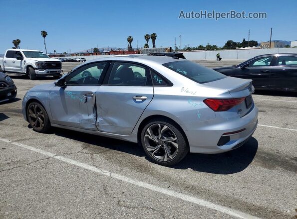 WAUAUDGY2PA106429 2023 AUDI A3 Silver Задня ліва чверть