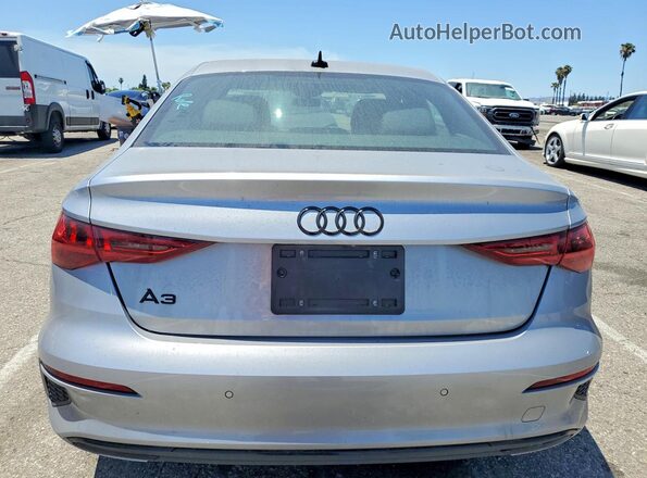 WAUAUDGY2PA106429 2023 AUDI A3 Silver Вид ззаду