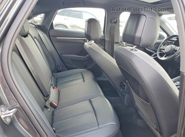 WAUAUDGY3RA118754 2024 AUDI A3 Charcoal უკანა სავარძლების ხედი