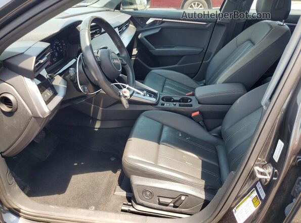 WAUAUDGY3RA118754 2024 AUDI A3 Charcoal წინა სალონის ხედი
