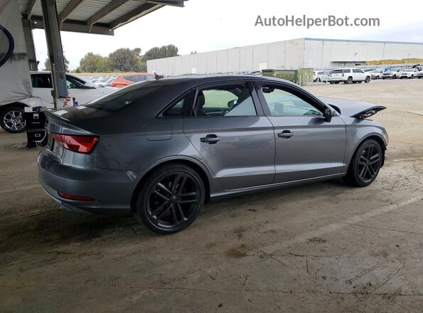 WAUAUGFF1J1040934 2018 AUDI A3 Gray Trasero derecho