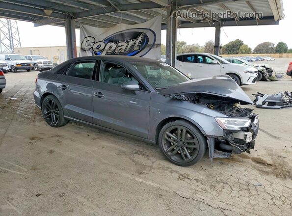 WAUAUGFF1J1040934 2018 AUDI A3 Gray Delantero derecho